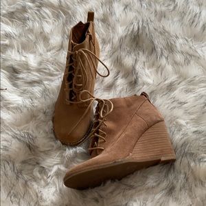 Lucky brand wedge heels
